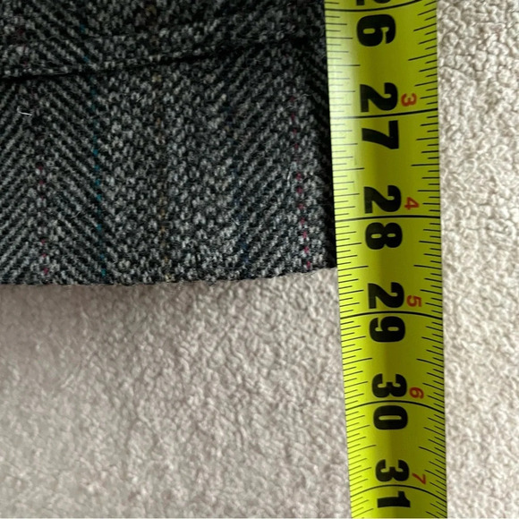 Vintage Pendleton Suede & Tweed Sport Coat/Suit Jacket/Blazer-Gray Wool-Men’s 44 - Picture 11 of 12